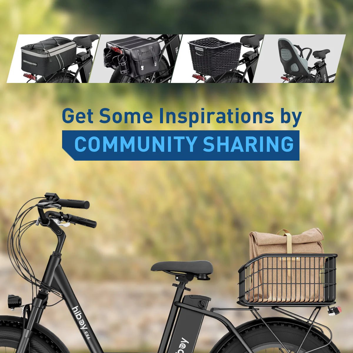 Hiboy EX6 Step - thru - E - Bike QC