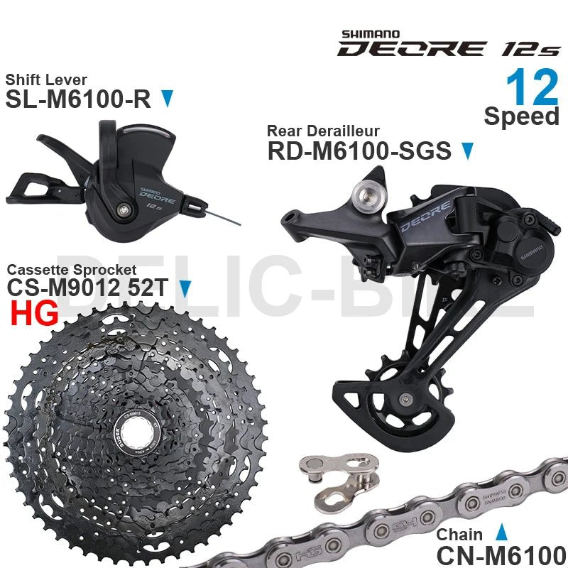SHIMANO DEORE M6100 12speed - E - Bike QC