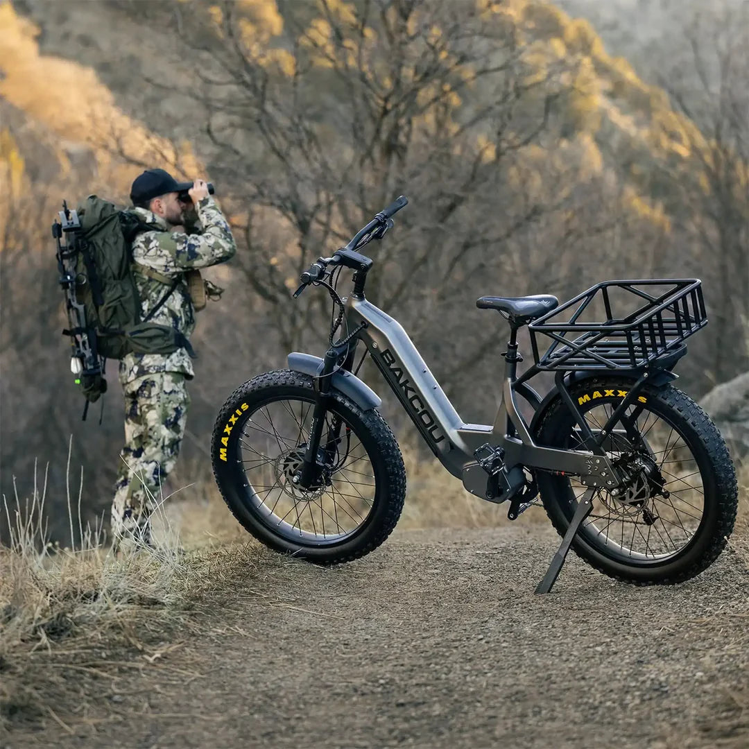 Bakcou Kodiak AWD SD Electric Bike | Dual 750W Motors, All-Terrain Beast
