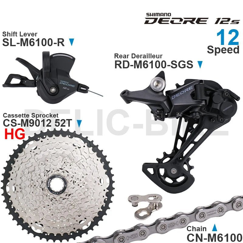 SHIMANO DEORE M6100 12speed - E - Bike QC